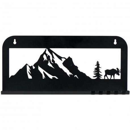 Plaque murale décor montagne caribou