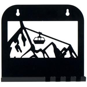 Plaque murale décor montagne télécabine