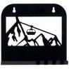 Plaque murale décor montagne télécabine