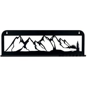 Plaque murale chaîne de montagnes