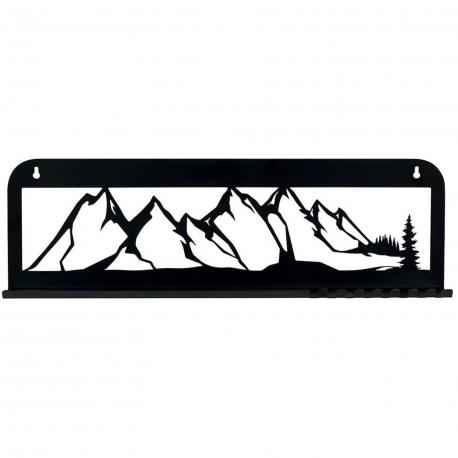 Plaque murale chaîne de montagnes