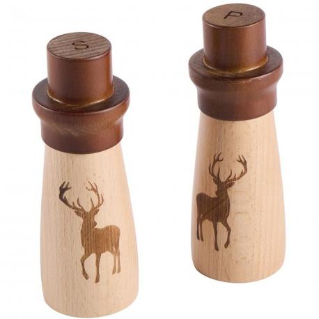 Set de 2 moulins à poivre et sel cerf