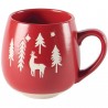 Mug motif sapins et cerf