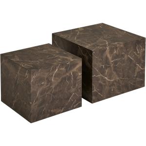 Set de deux tables cube prague