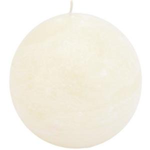 Bougie boule crème