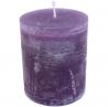 Bougie cylindre violette