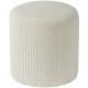 Pouf velours cotelé