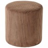 Pouf velours cotel&eacute;