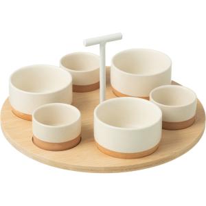 Service tapas plateau bois