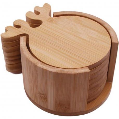 Set de 8 sous-verres cerf