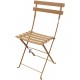 Chaise métal pliante