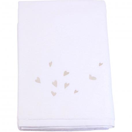 Drap de douche fantaisie Jolis coeurs