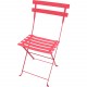 Chaise métal pliante