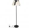 Lampadaire abat-jour peau de vache