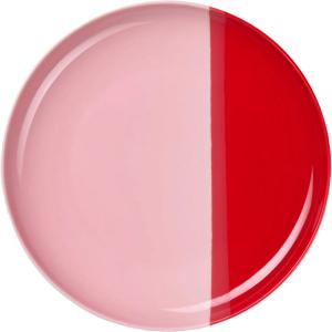 Assiette à dessert rose