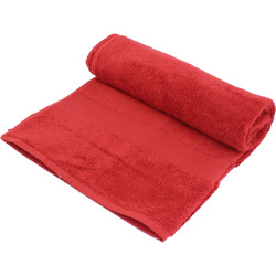 Telo da bagno Spugna unita - Rouge amour