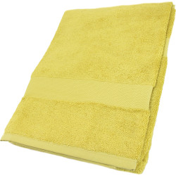 Telo da bagno Spugna unita - Jaune sesame