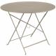 Table métal pliante Ronde