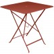Table métal pliante Carre