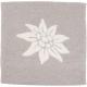 Coussin velours carla edelweiss