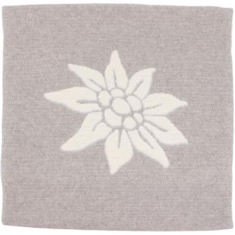 Coussin velours carla edelweiss