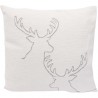 Coussin 2 t&ecirc;tes de cerf