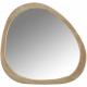 Miroir forme galet manguier clair