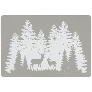 Lot de 6 sets de table vinyle cerfs