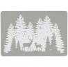 Lot de 6 sets de table vinyle cerfs