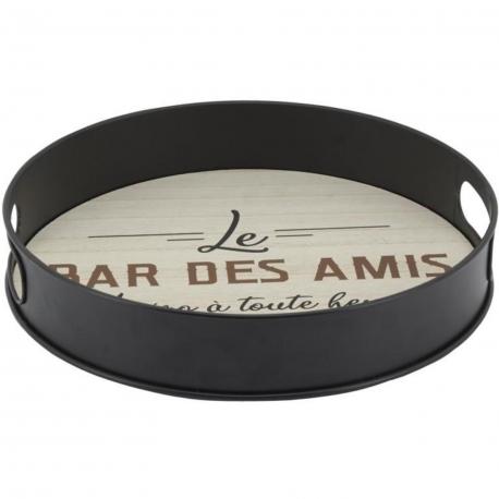 Plateau rond  le bar des amis