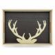 Plateau bois cerf