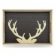 Plateau bois cerf