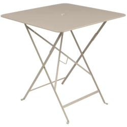 Carre Folding Metal Table - Muscade