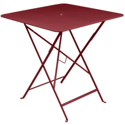 Carre Folding Metal Table - Piment