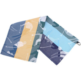 Après ski jacquard tea towel