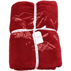 Plaid in pile ricamato Grandeur nature - 150x150