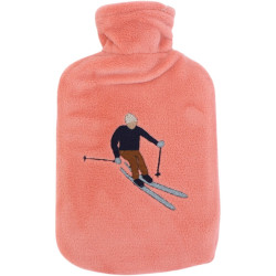 Borsa dell'acqua calda in pile Après ski - Rose thé