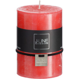 Red cylindrical candle