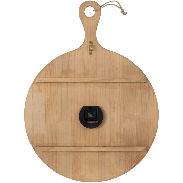 Pine plank clock