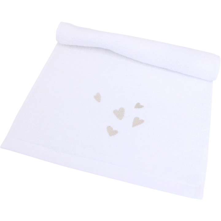 Jolis coeurs fancy guest towel
