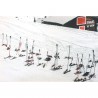 Tableau skis aux pieds