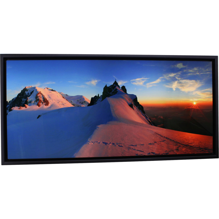Aiguille du Midi sunset chromaluxe+caisse 6005