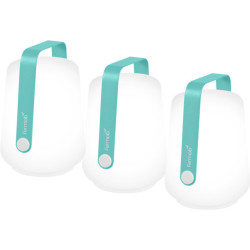 Set de 3 lampes balad 12 cm - Bleu lagune