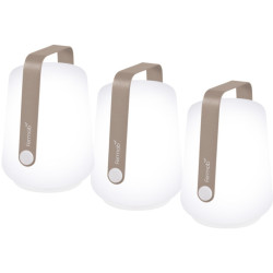 Set de 3 lampes balad 12 cm - Muscade