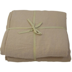 Housse de couette Lin stone washed - Avoine | 140x200