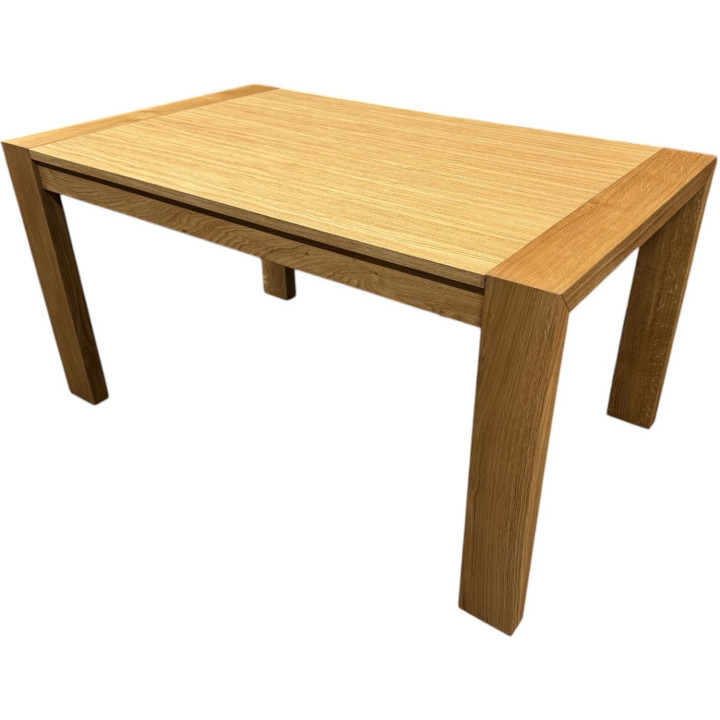 Table perla avec allonges integrées perla