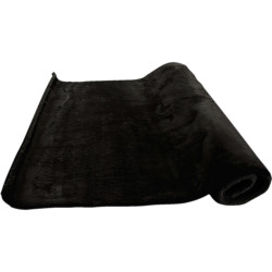 Mégève faux fur rug - Noir 25 | 120x170
