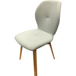 Mood Chair with Rounded Back and Seat - Biarritz blue | Chêne e11