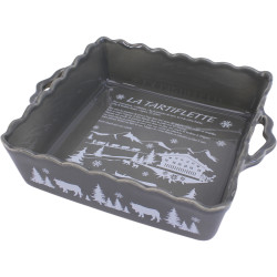 Piatto da forno per tartiflette grigio - 31x8x26