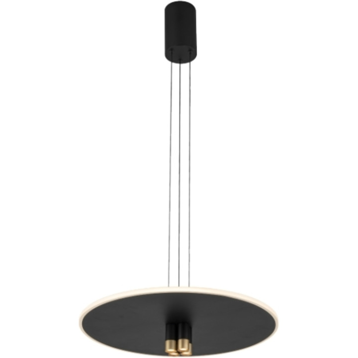 Sospensione cerchio con LED integrati